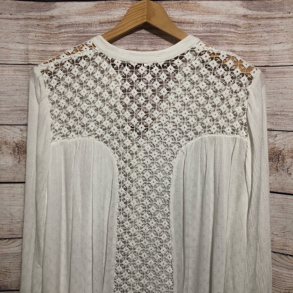 Free People ‘The Best’ Eyelet Button Down Shirt - Picture 5 of 5